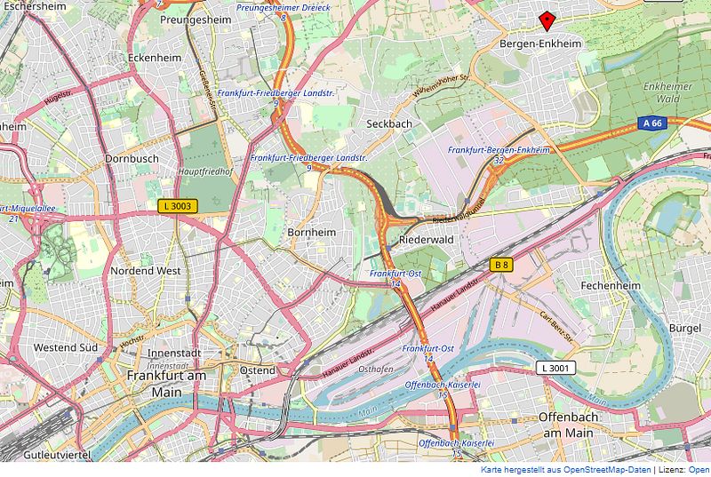 Frankfurt am Main -Stadtteil Bergen-Enkheim - Conrad-Weil-Gasse